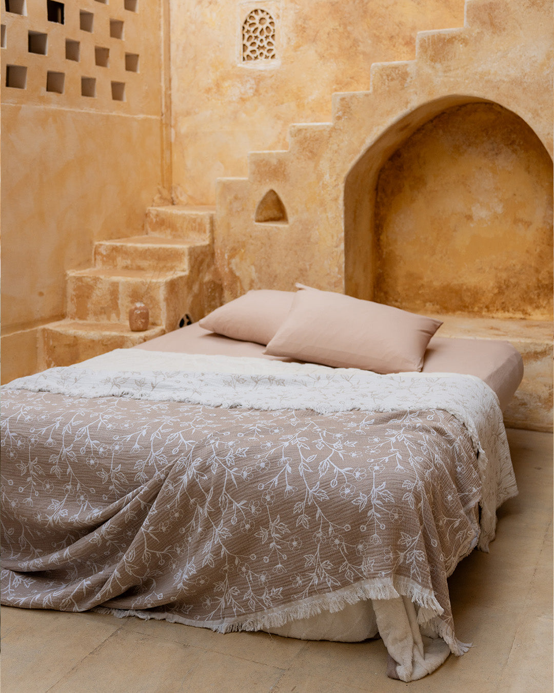 Whispers Muslin Bedspread