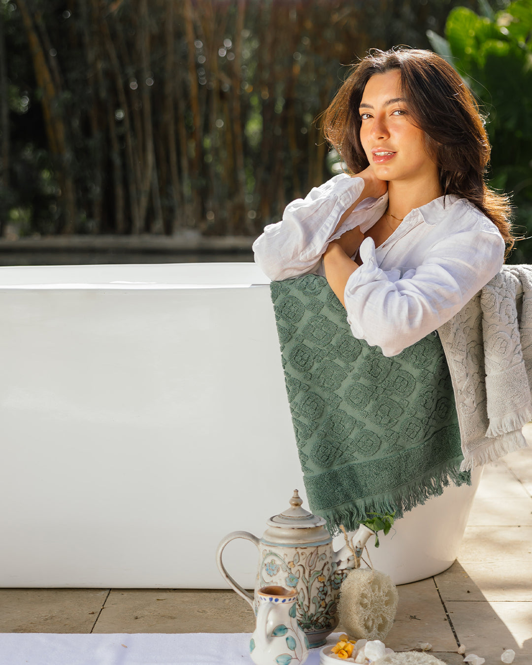 فوطة وجه قطن GSM 600