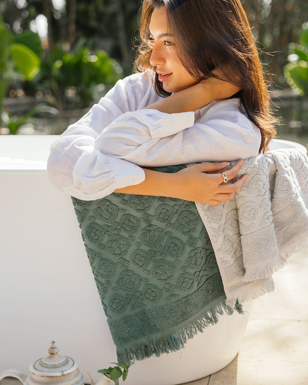 فوطة وجه قطن GSM 600