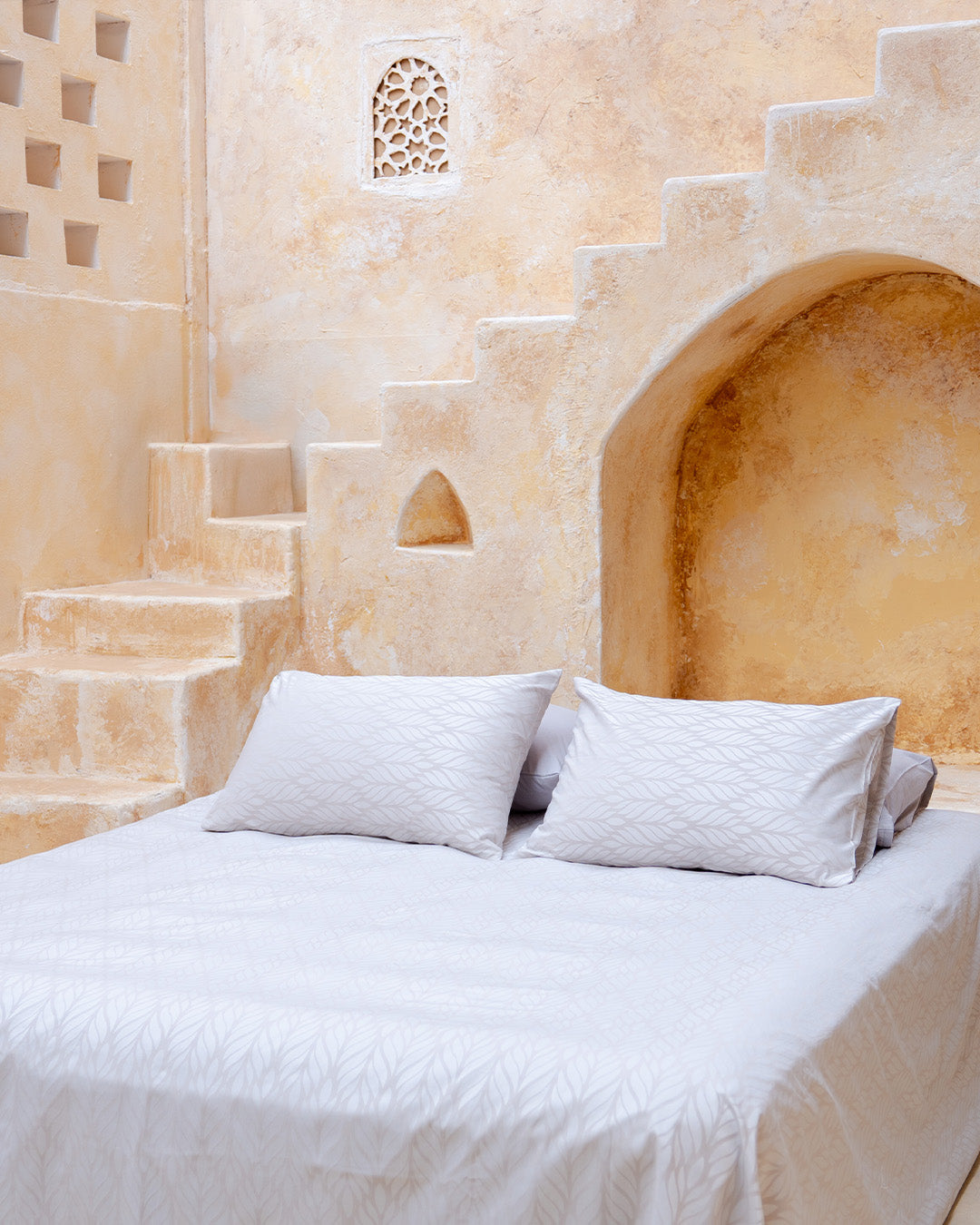 Arcadia Jacquard Flat Bedsheet