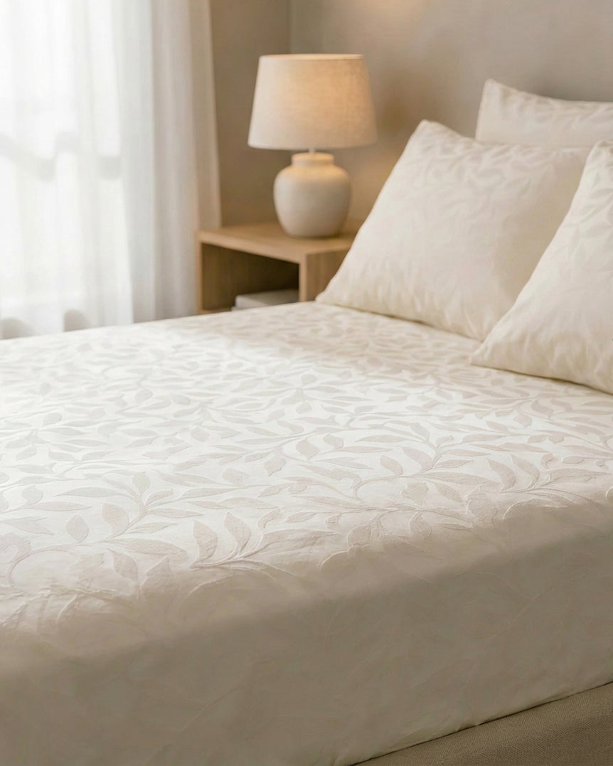 Eden Jacquard Fitted Bedsheet