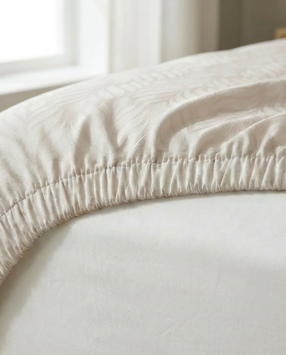 Arcadia Jacquard Fitted Bedsheet