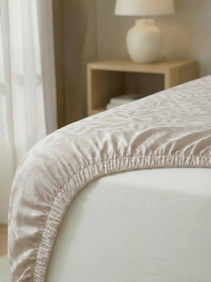 Eden Jacquard Fitted Bedsheet