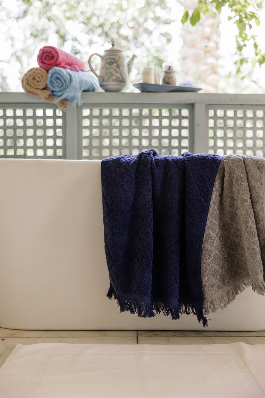 فوطة جاكار قطن ١٠٠٪