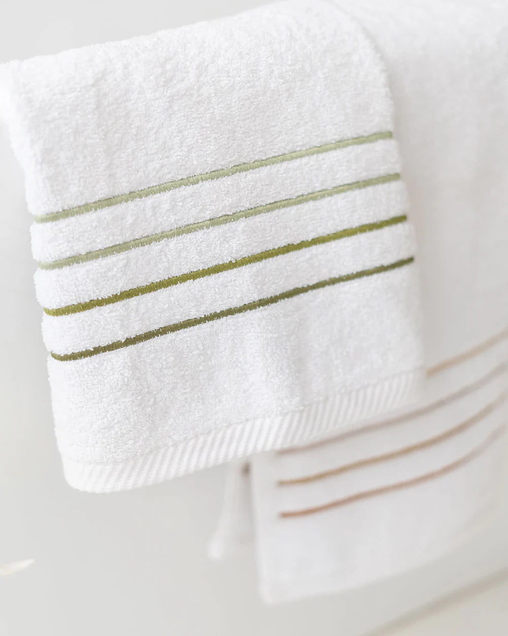 Lines Embroidered Towels (Set of 3)