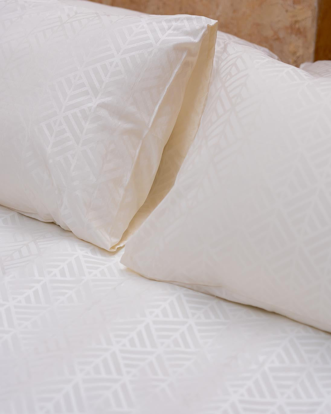 Dune Maze Jacquard Duvet Cover
