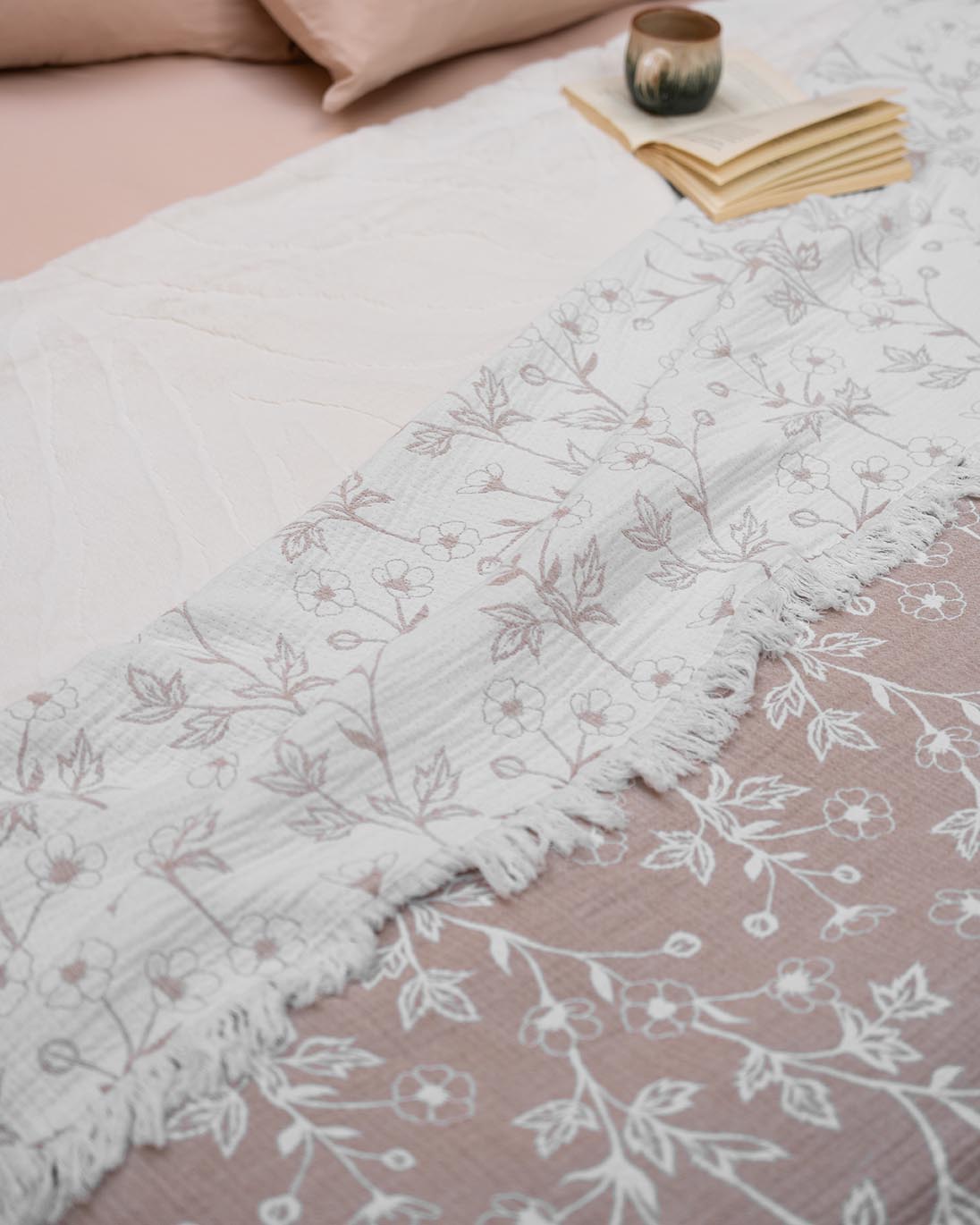 Whispers Muslin Bedspread