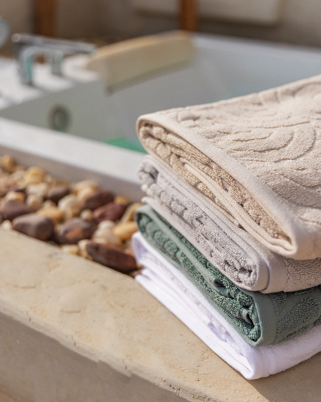 Sunbeam Jacquard Towel 600 GSM