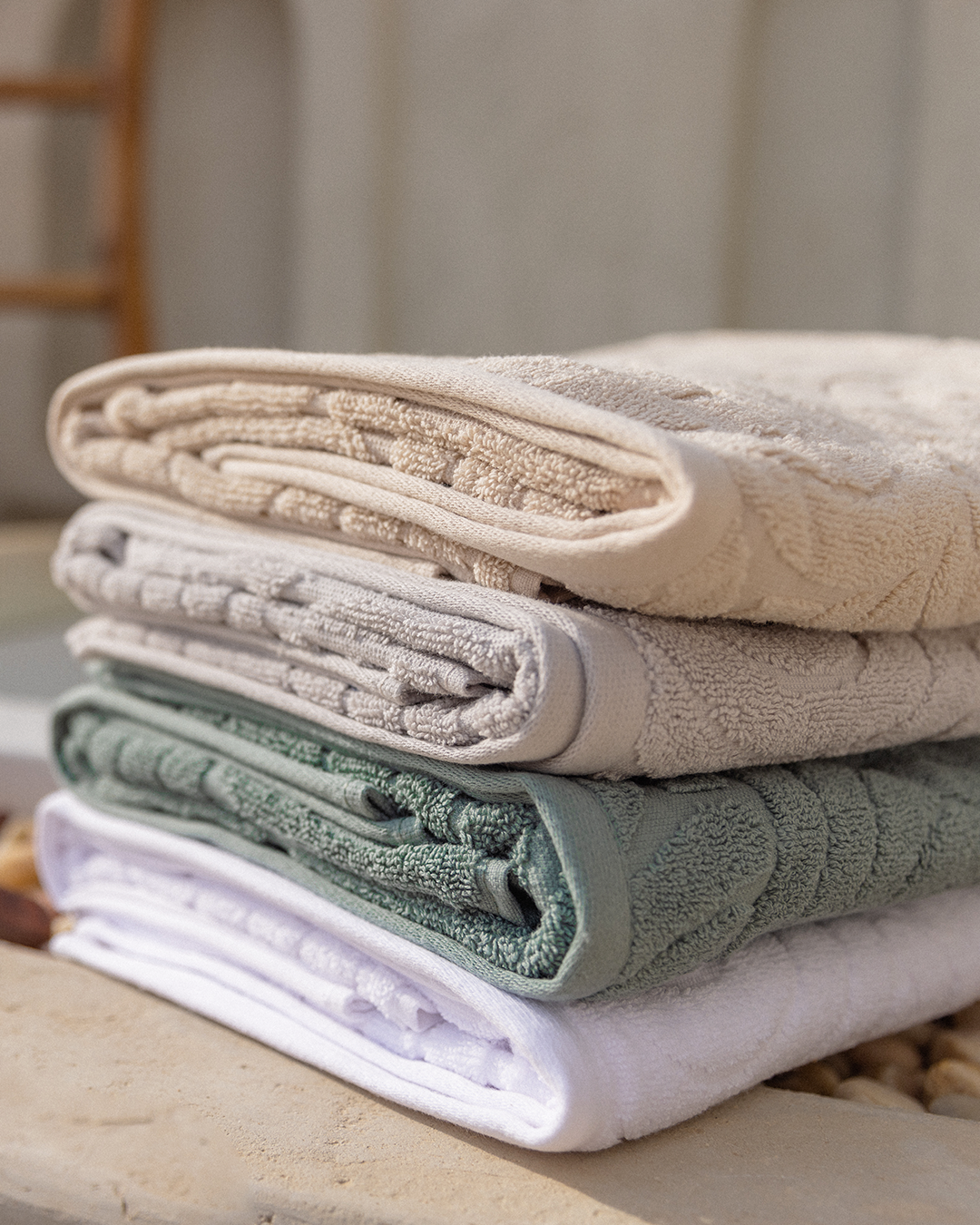 Sunbeam Jacquard Towel 600 GSM