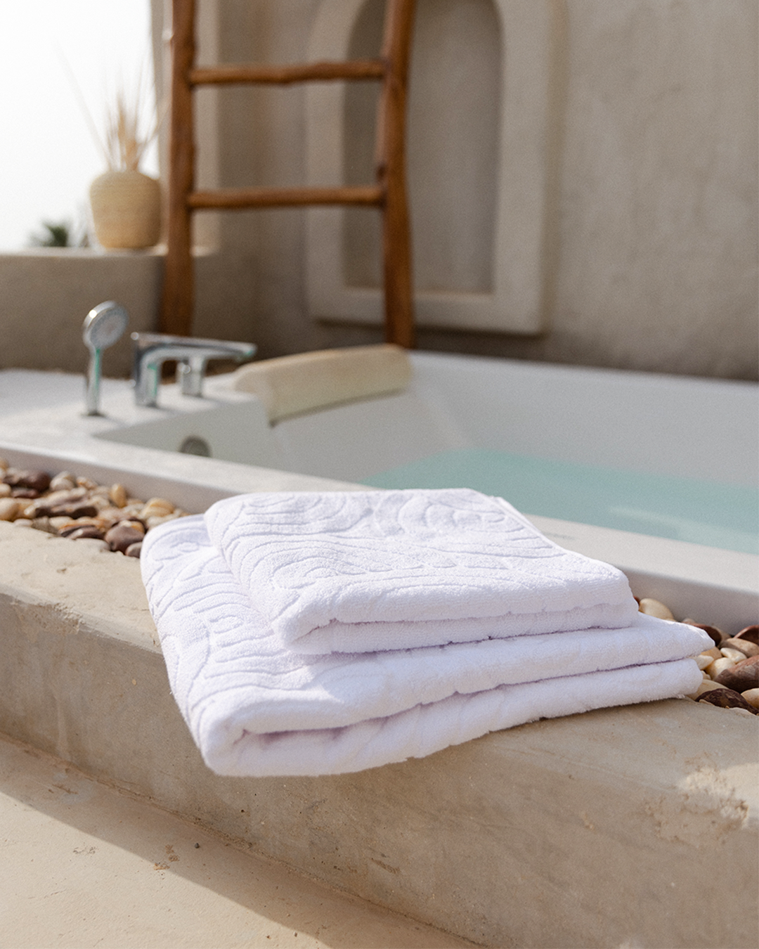 Sunbeam Jacquard Towel 600 GSM