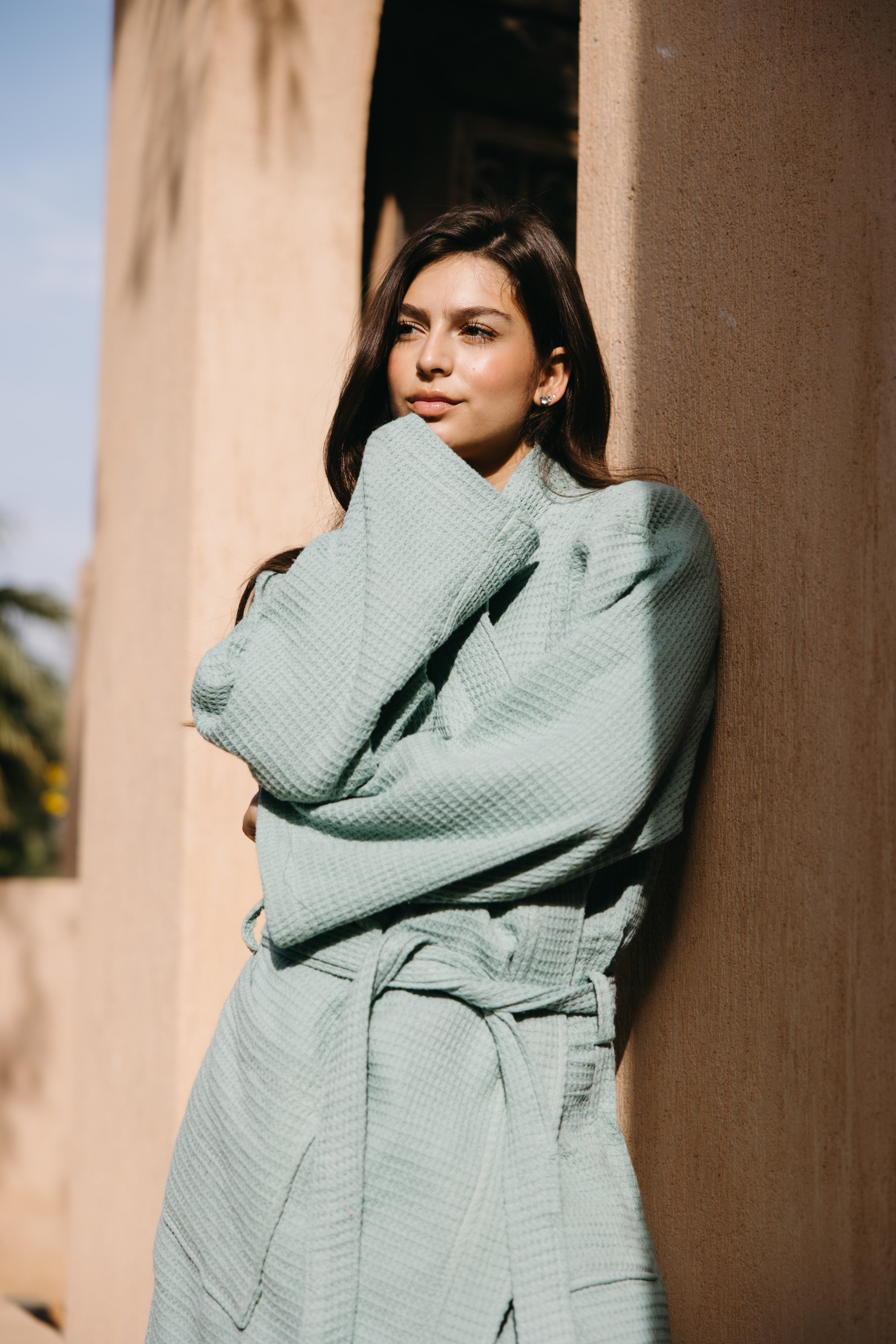 Waffle Bathrobe pure Cotton (Outlet)