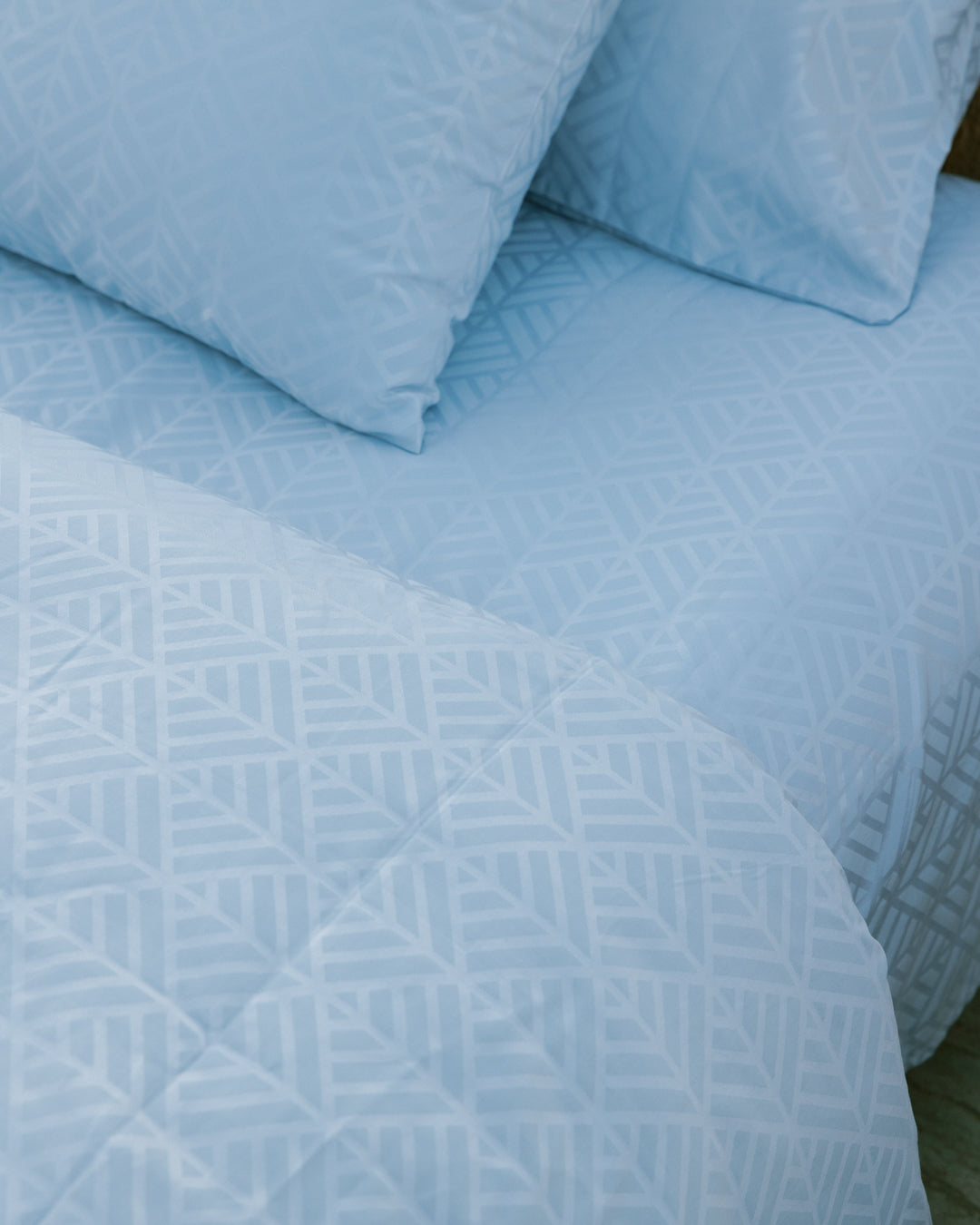 Dune Maze Jacquard Flat Bedsheet