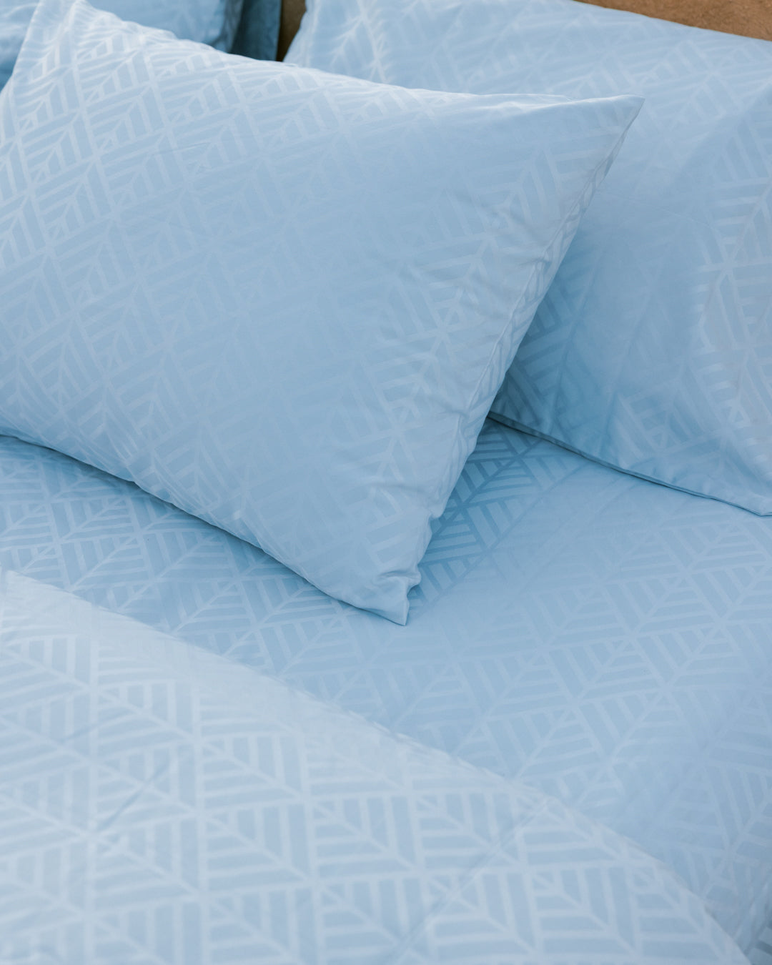 Dune Maze Jacquard Flat Bedsheet