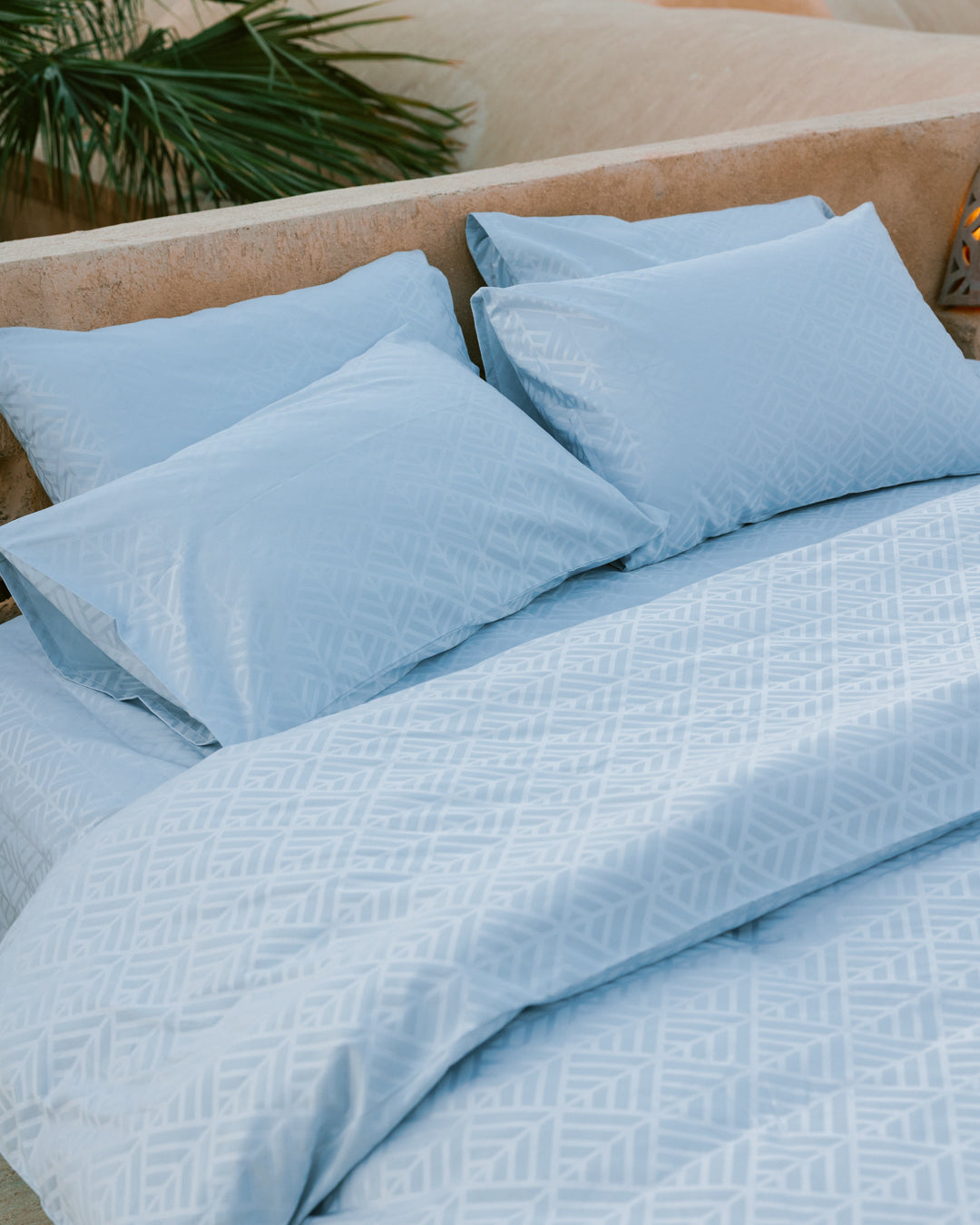 Dune Maze Jacquard Duvet Cover