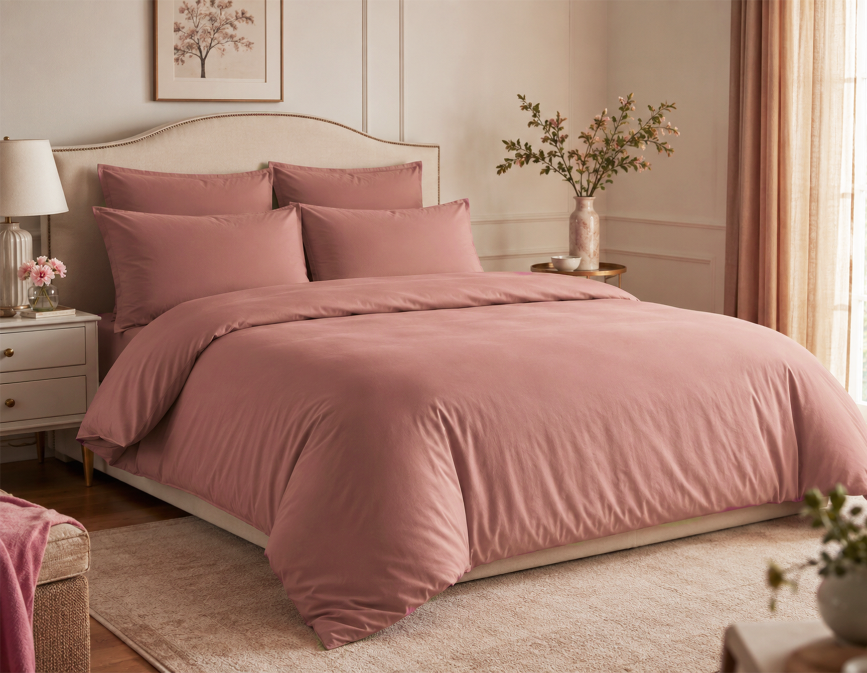 Egyptian Cotton Percale Duvet Cover
