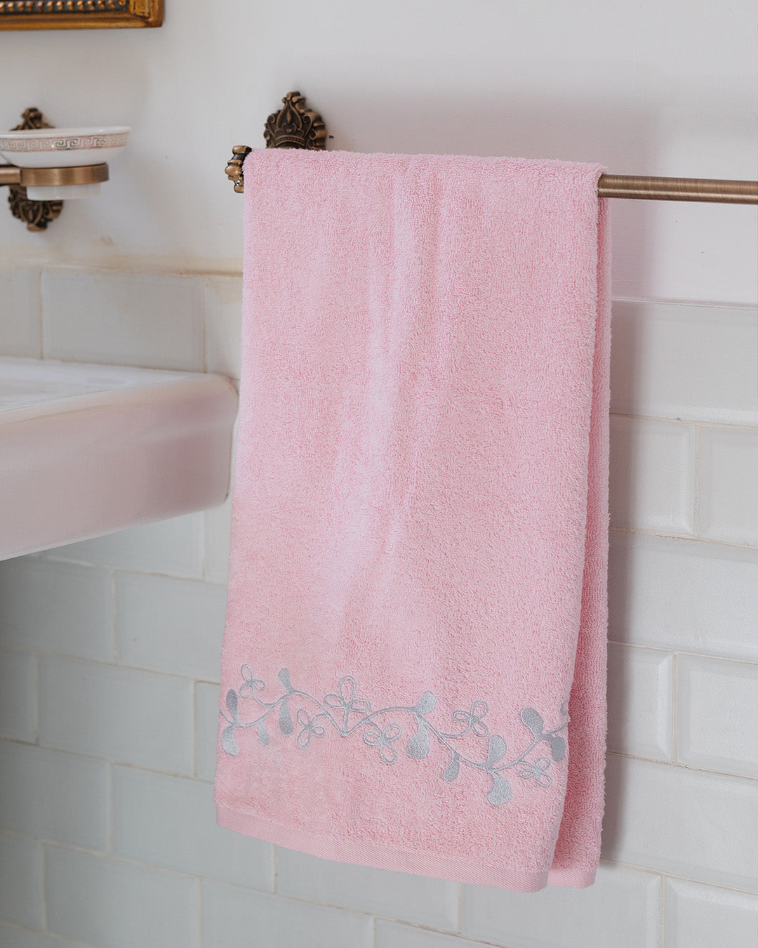 Ophelia Embroidered Face Towel