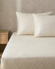 Arcadia Jacquard Fitted Bedsheet (Outlet)