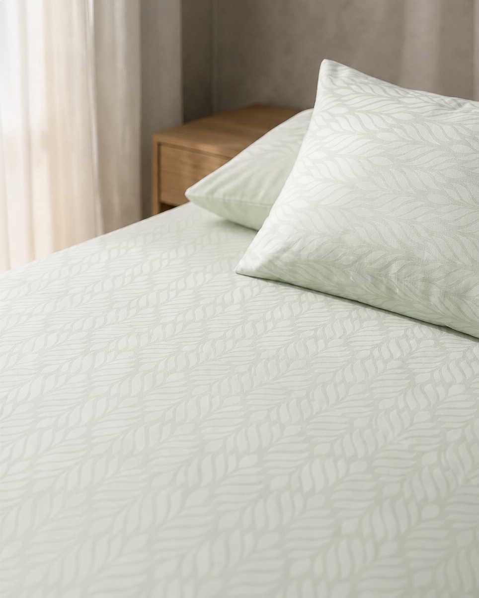 Arcadia Jacquard Fitted Bedsheet