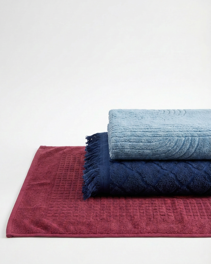 The Essentials Set (2 Face Towels + Bath Mat)