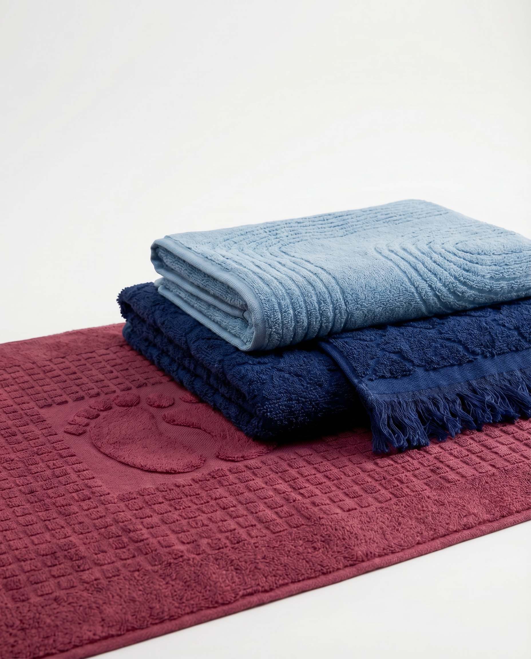 The Essentials Set (2 Face Towels + Bath Mat)