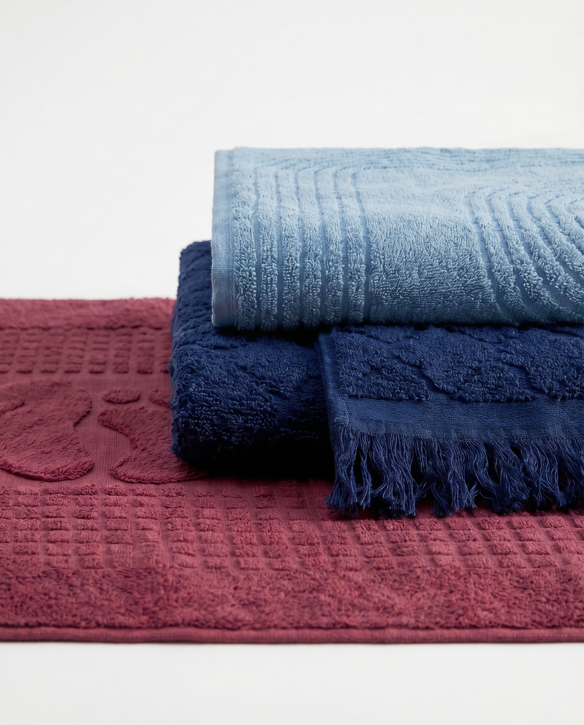 The Essentials Set (2 Face Towels + Bath Mat)