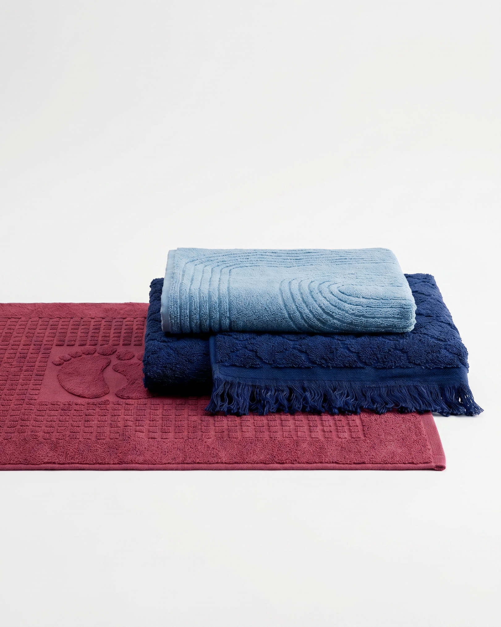 The Essentials Set (2 Face Towels + Bath Mat)