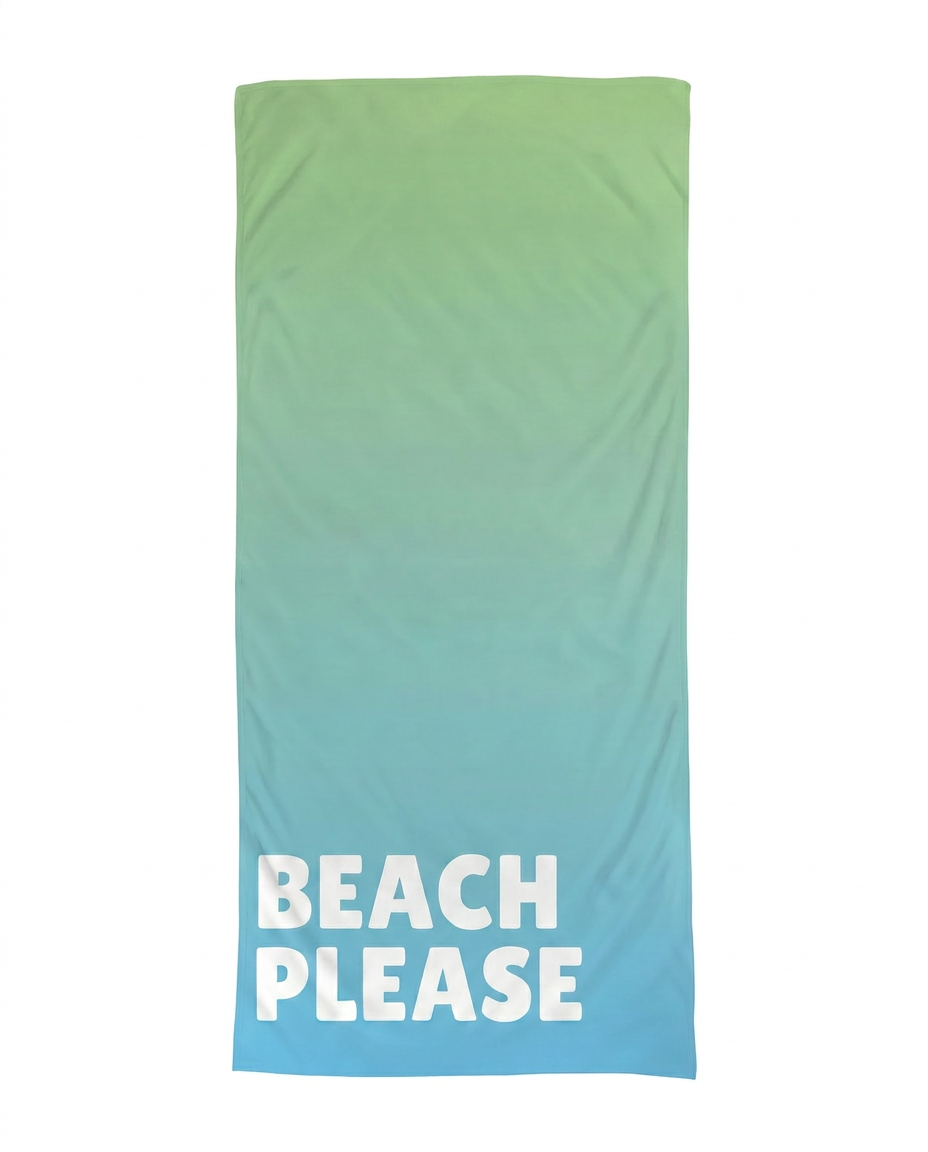 Ombre Beach Please Towel