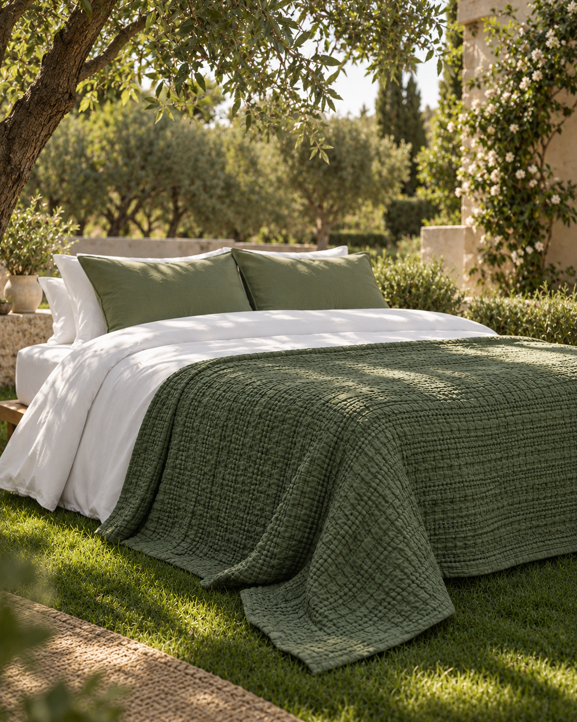 Waffle Coverlet