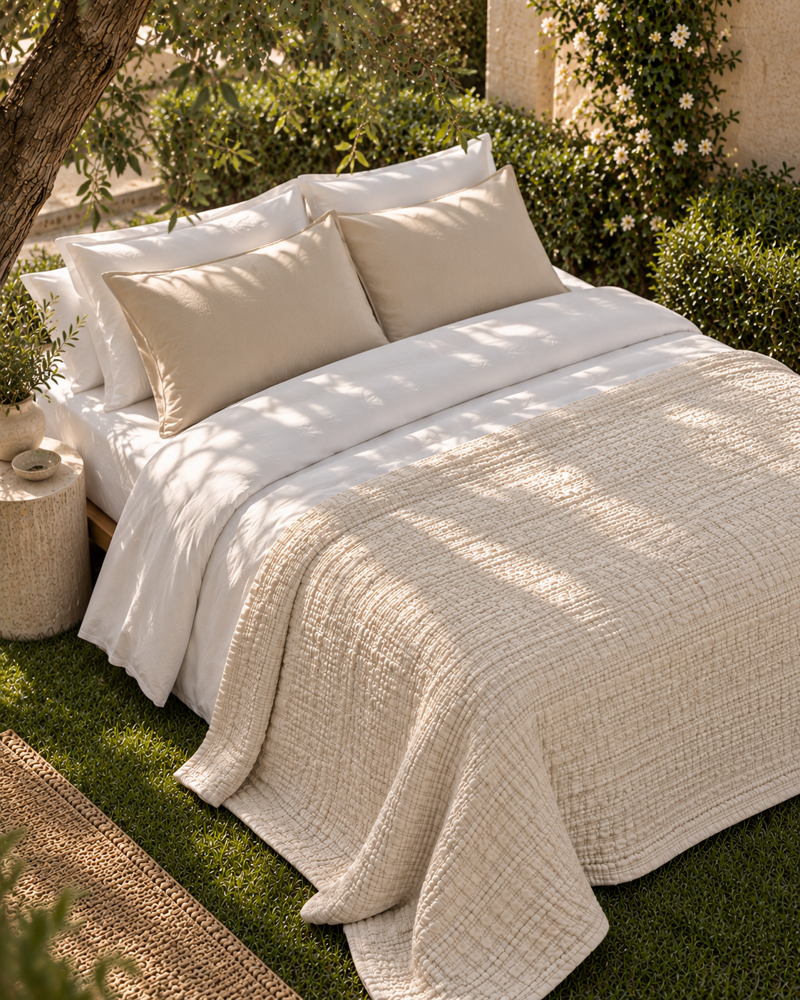 Waffle Coverlet