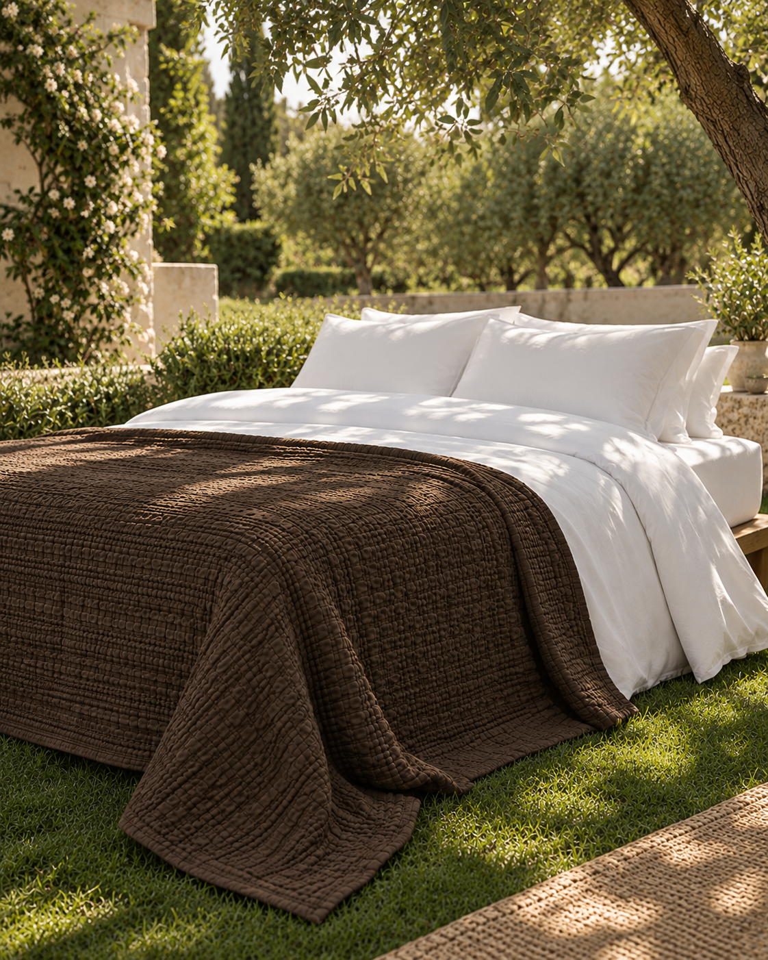 Waffle Coverlet