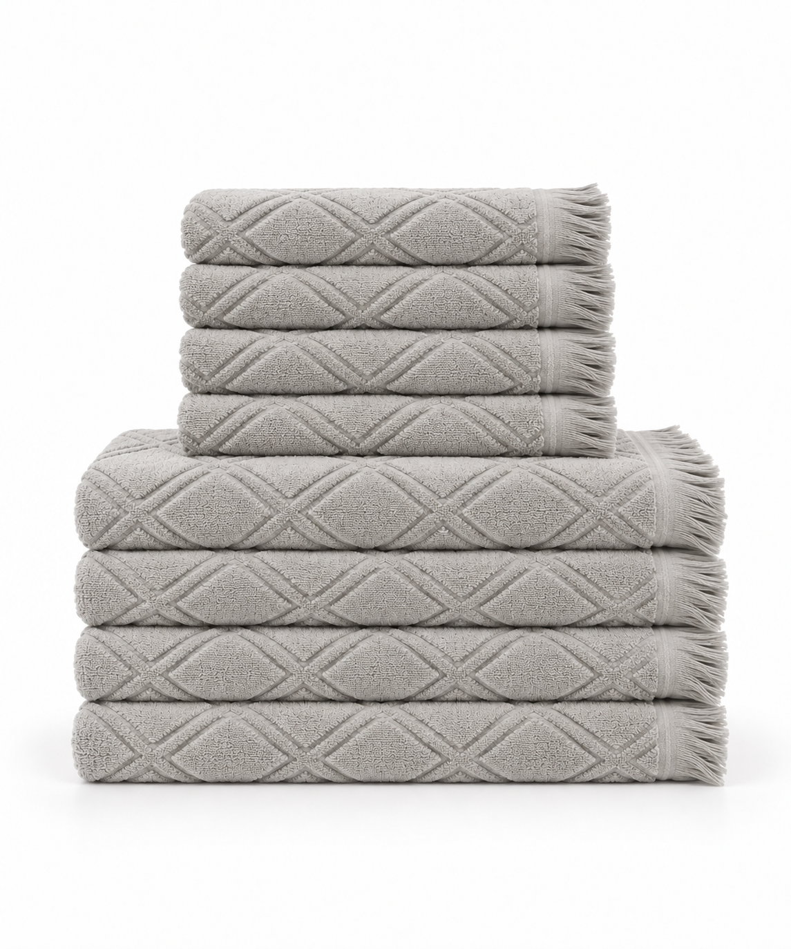 Family Bundle (4 Face Towels + 4 Bath Towels)