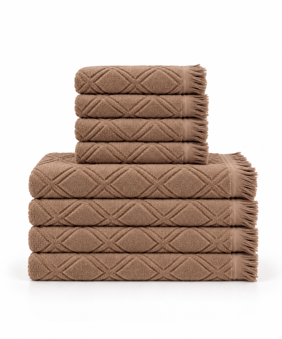 Family Bundle (4 Face Towels + 4 Bath Towels)