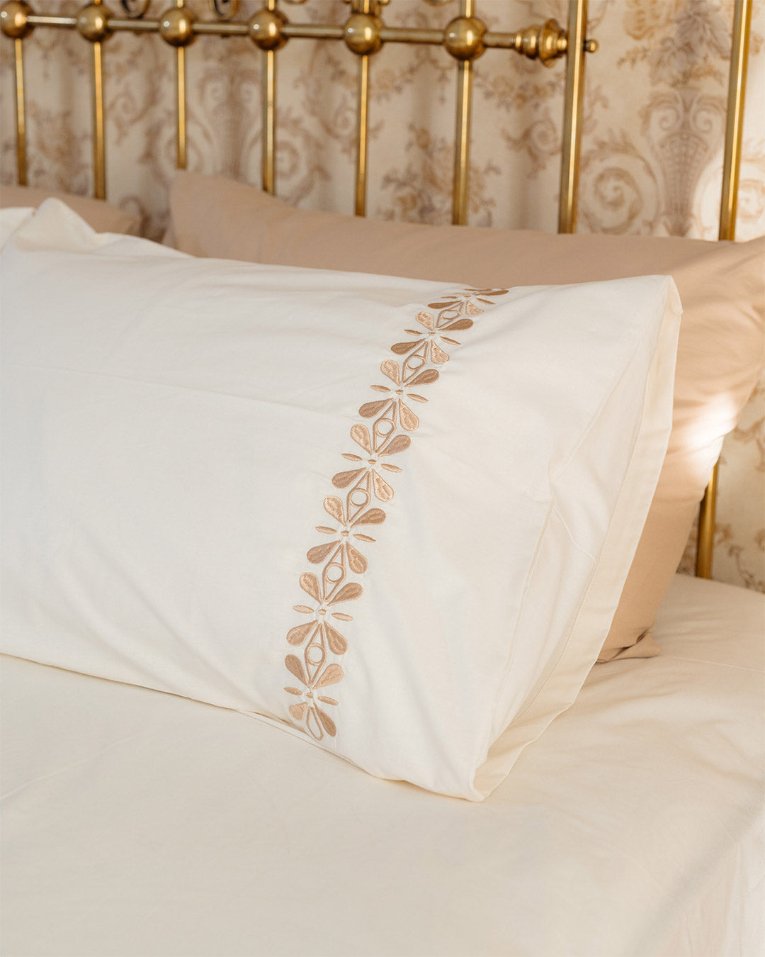 Rosette Bridal Embroidered Bedsheet