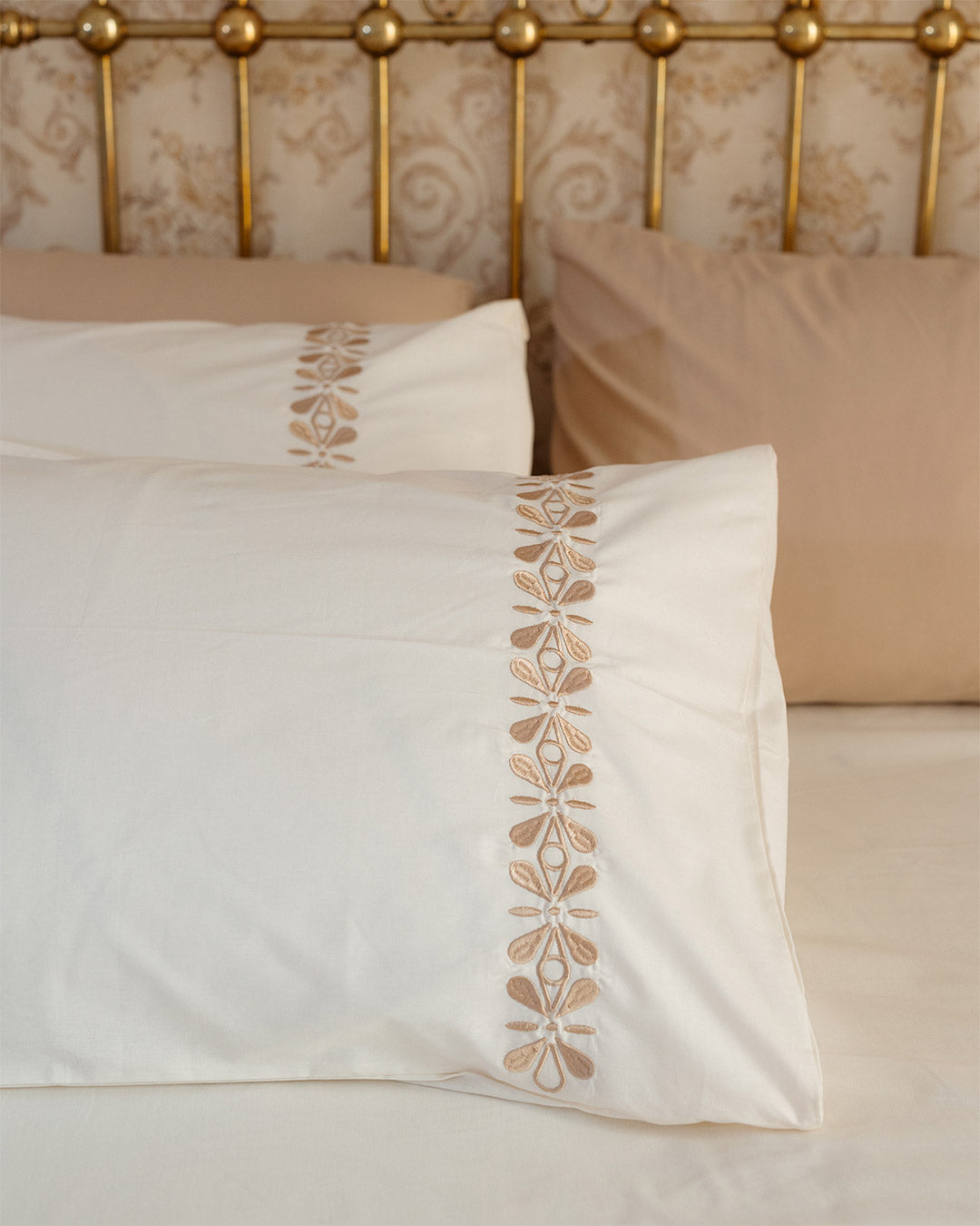 Rosette Bridal Embroidered Bedsheet