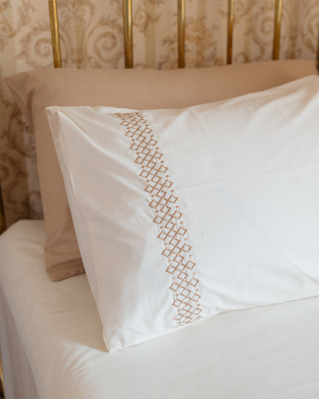 Lace Embroidered Bedsheet