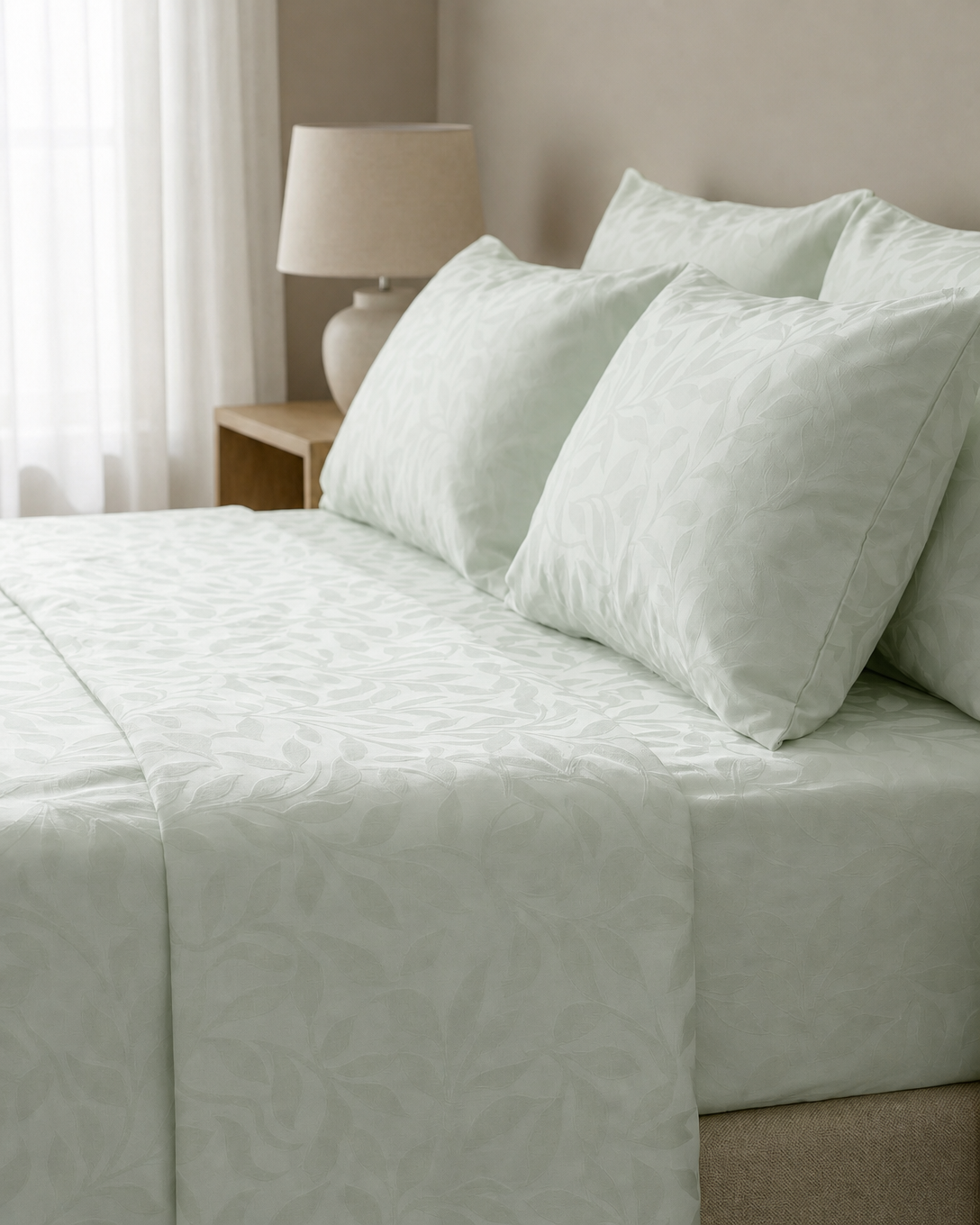 Eden Jacquard Flat Bedsheet