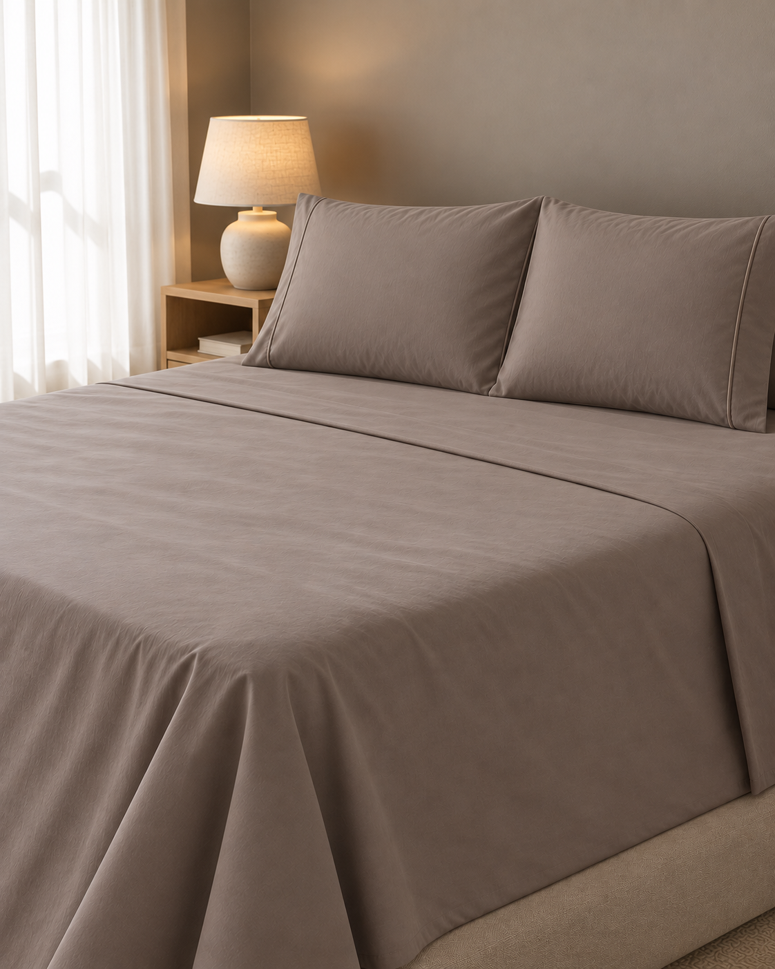 Flat Percale Bedsheet 300 TC
