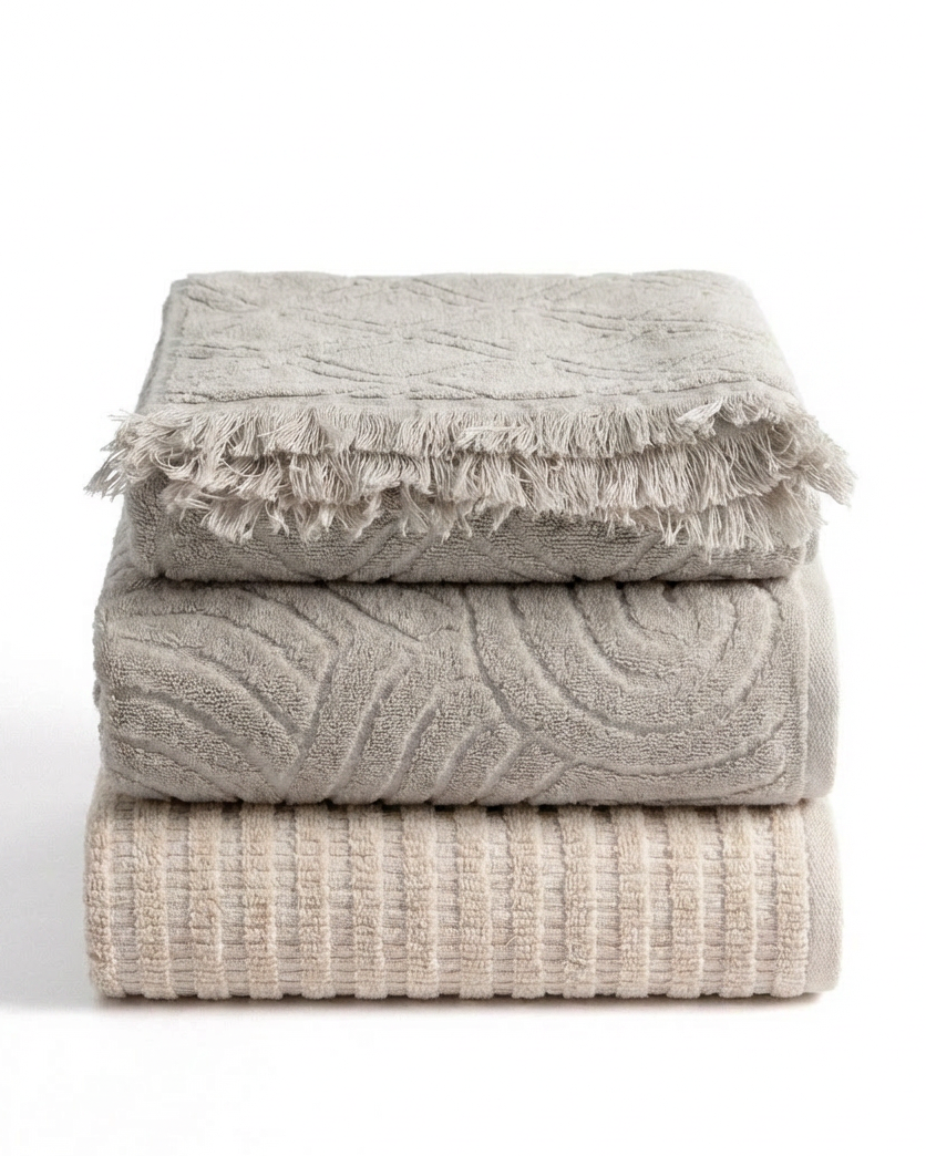 The Luxe Set (3 Jacquard Bath Towels)