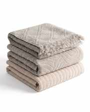 The Luxe Set (3 Jacquard Bath Towels)