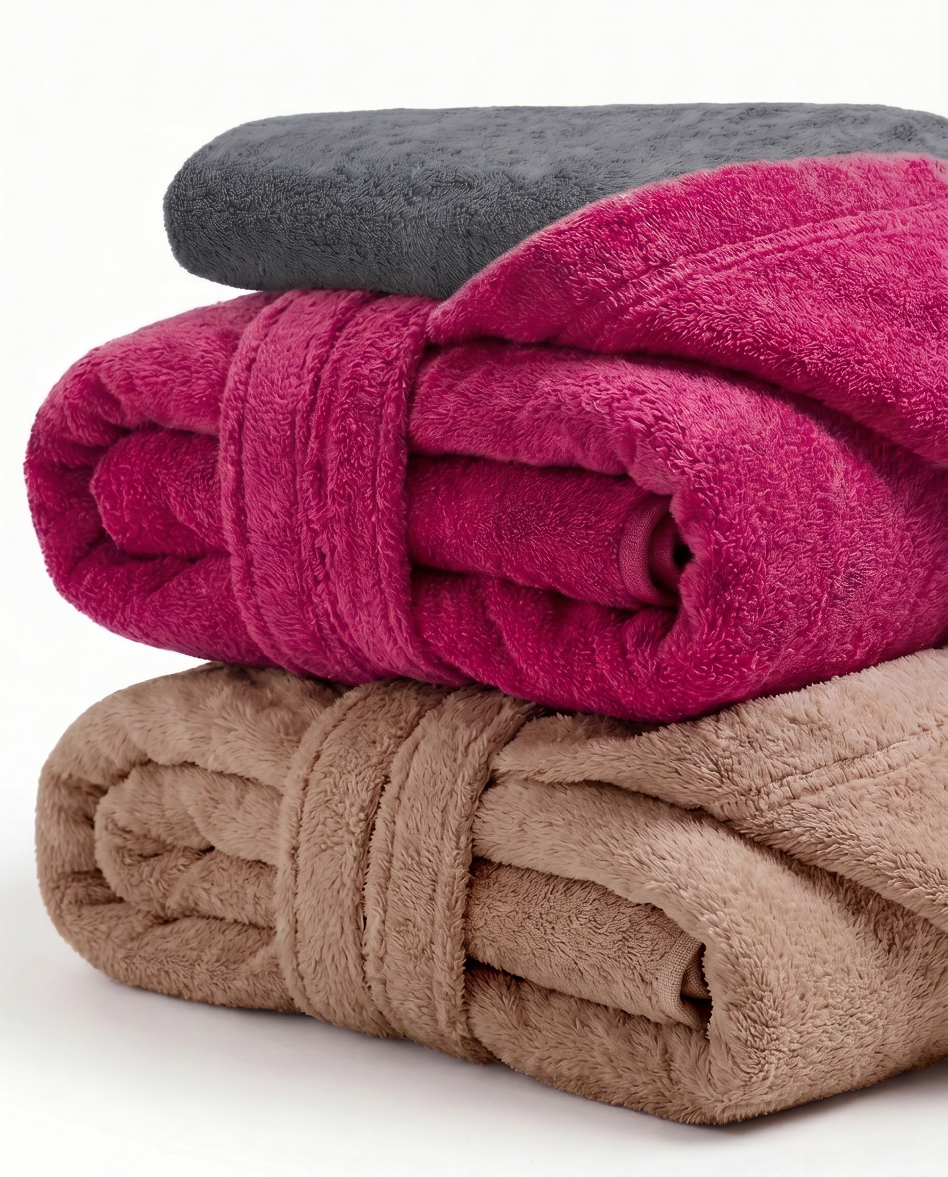 Family Comfort Set (2 Kids Bathrobes + 1 Plain Towel)