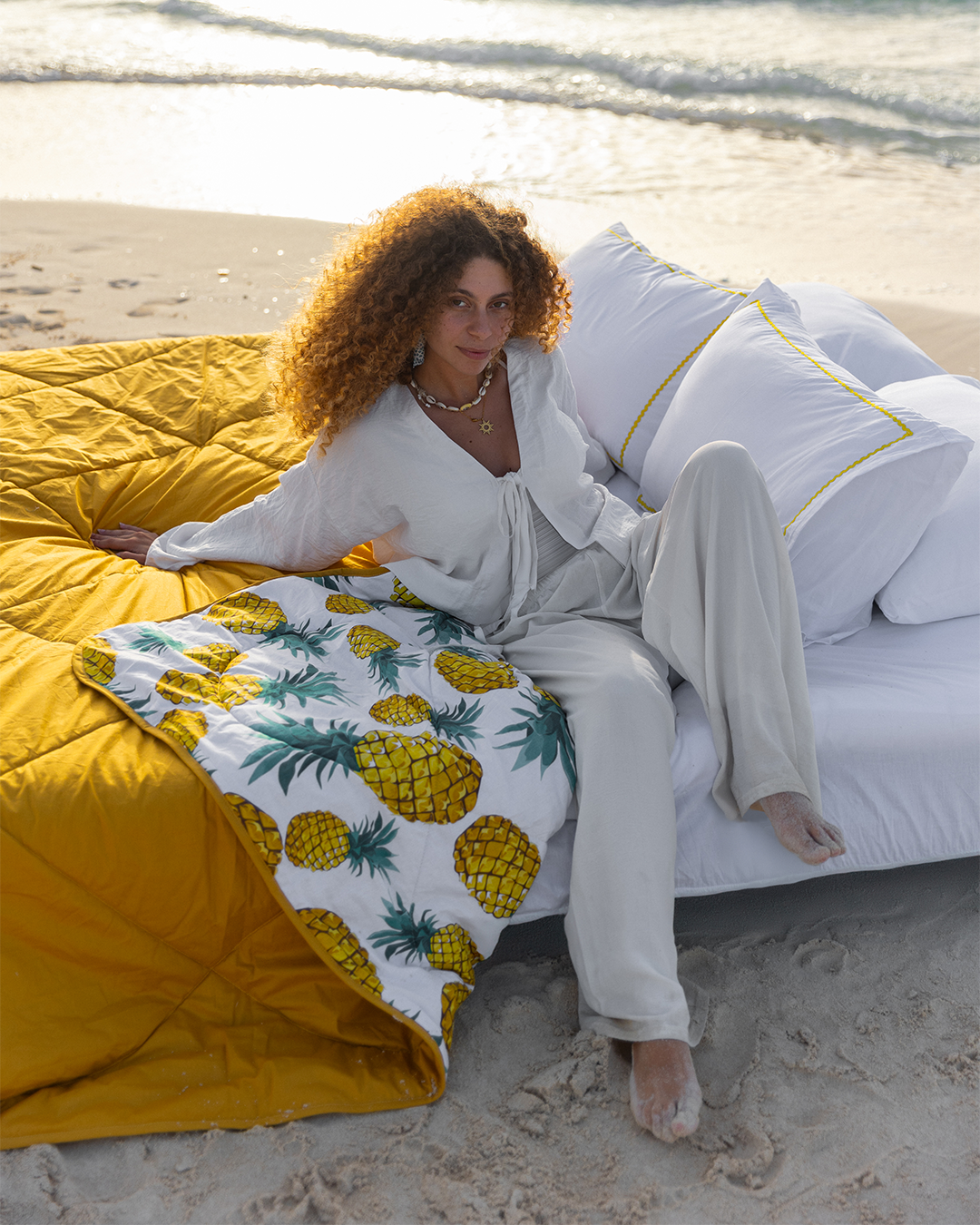 Pineapple Summer Duvet 240x260cm