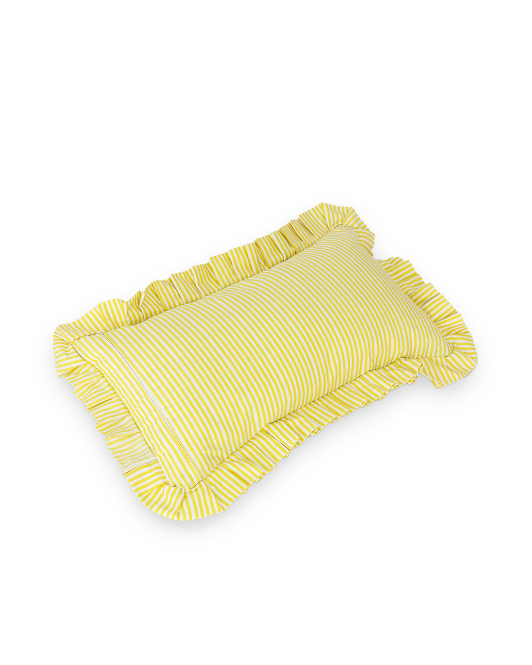 Yellow Striped Cushion