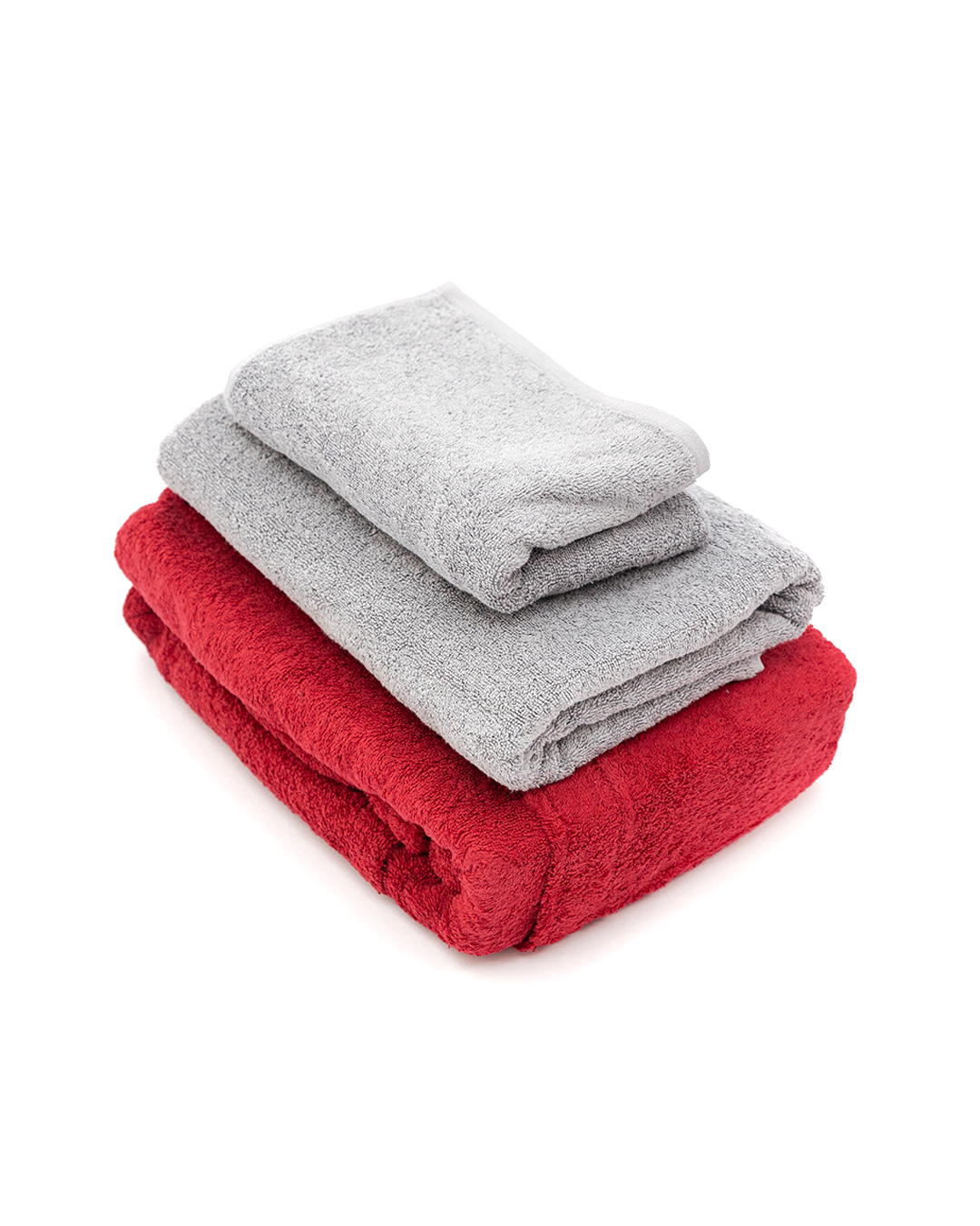 2 Towels + Bathrobe (M)