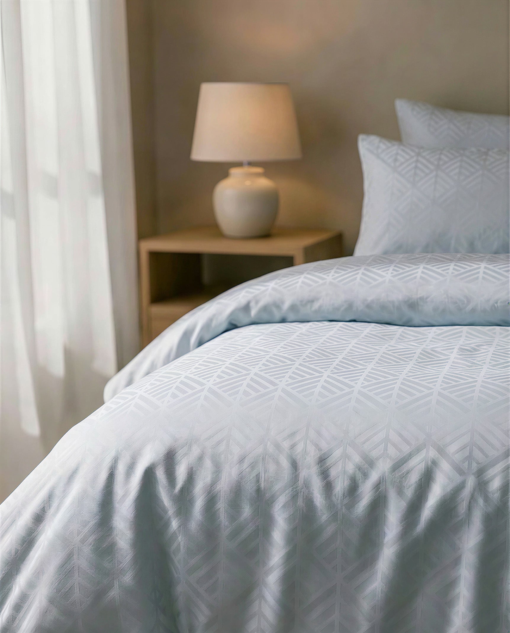 Dune Maze Jacquard Duvet Cover