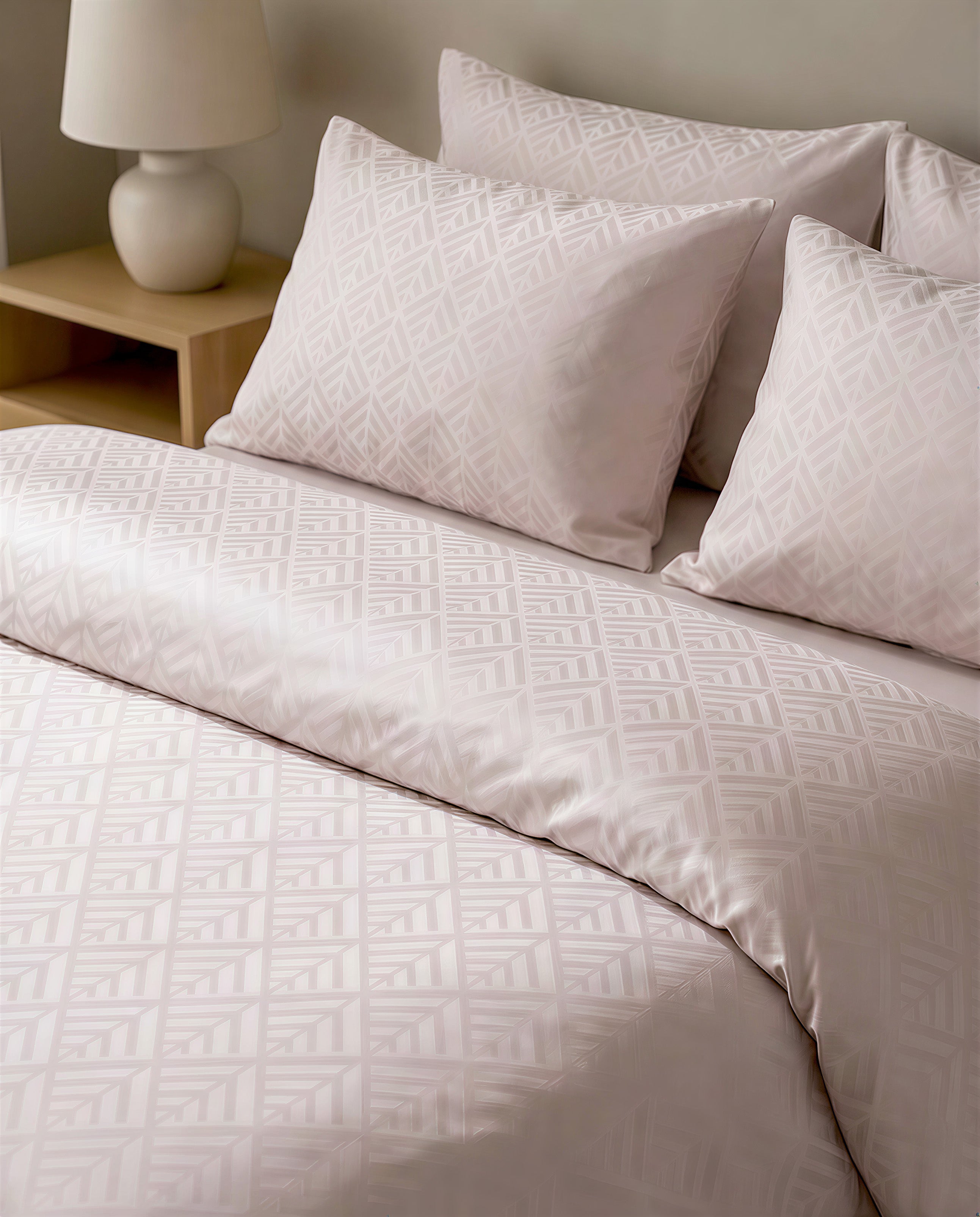 Dune Maze Jacquard Duvet Cover