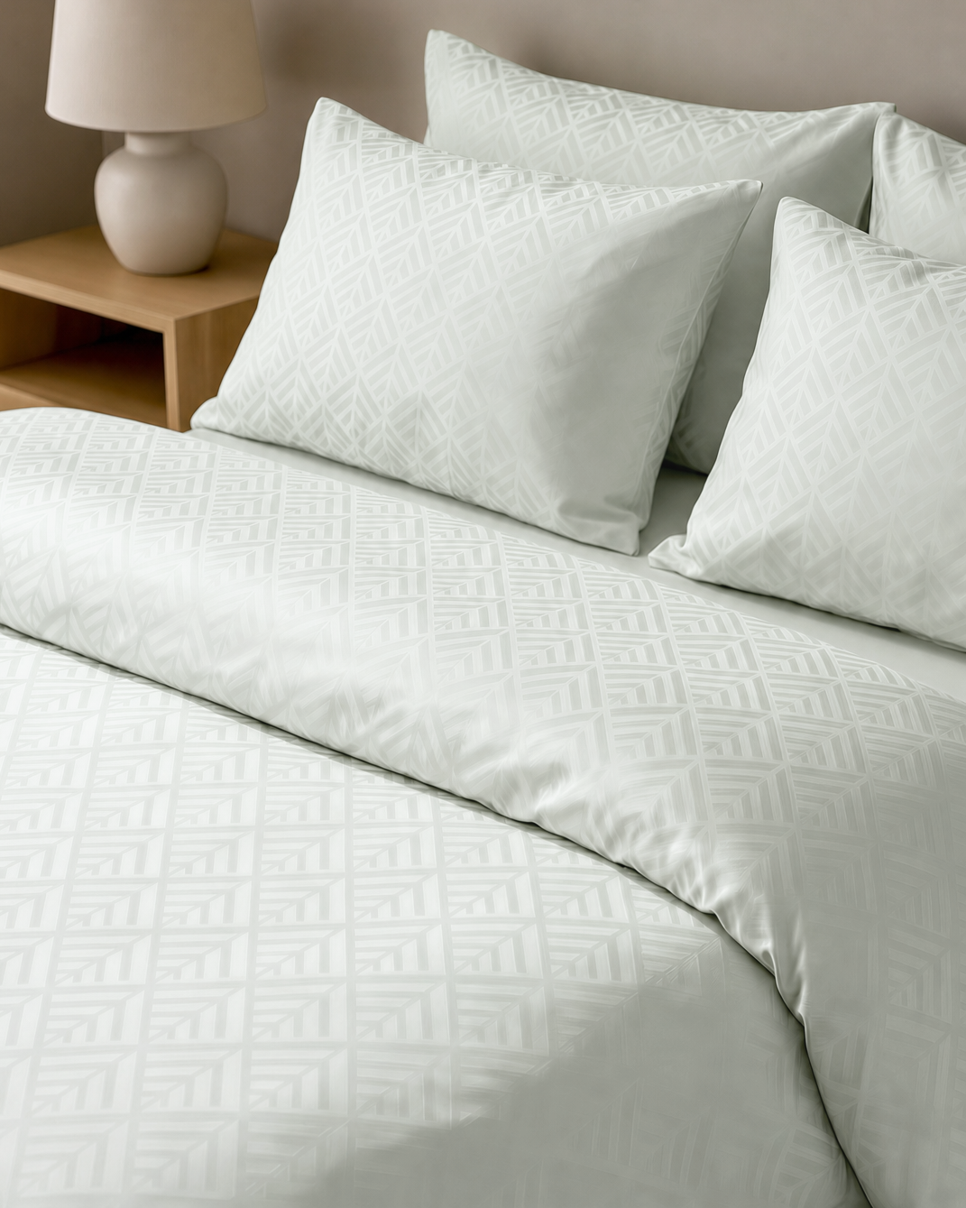 Dune Maze Jacquard Duvet Cover