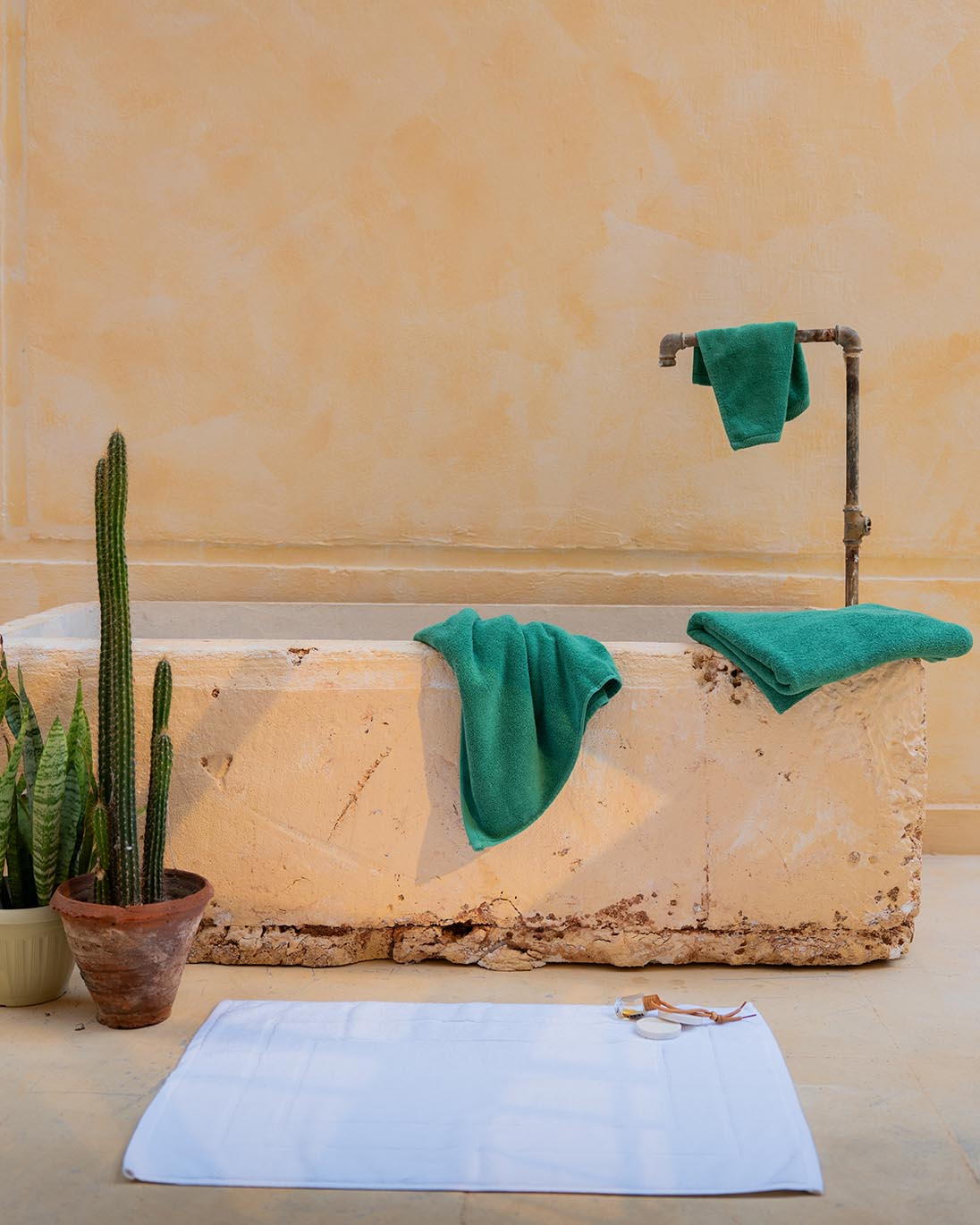 3 Towels + 1 Bath Mat Bundle