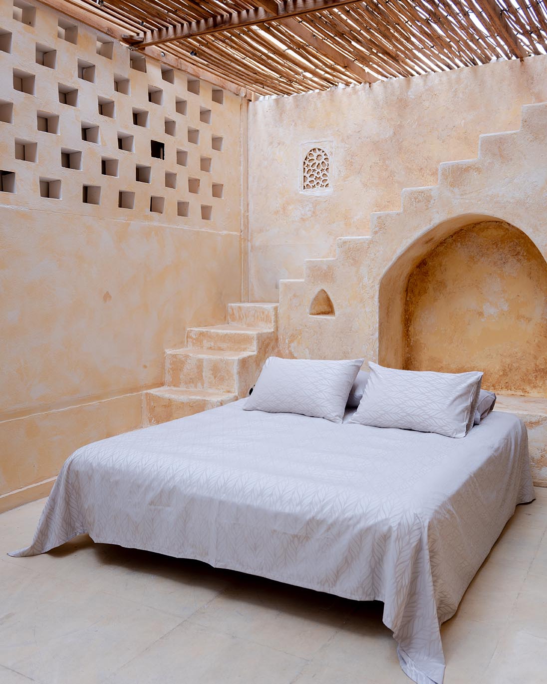 Arcadia Jacquard Flat Bedsheet