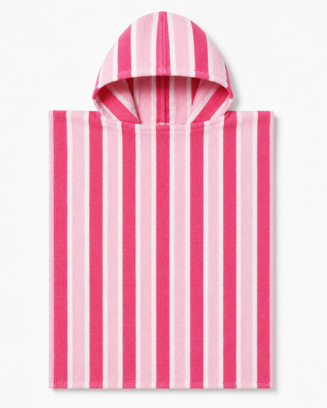 Striped Kids Poncho 500 GSM