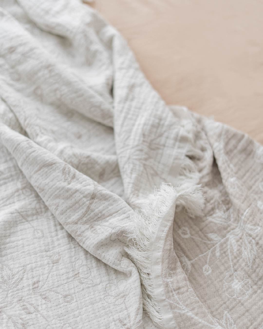 Whispers Muslin Bedspread